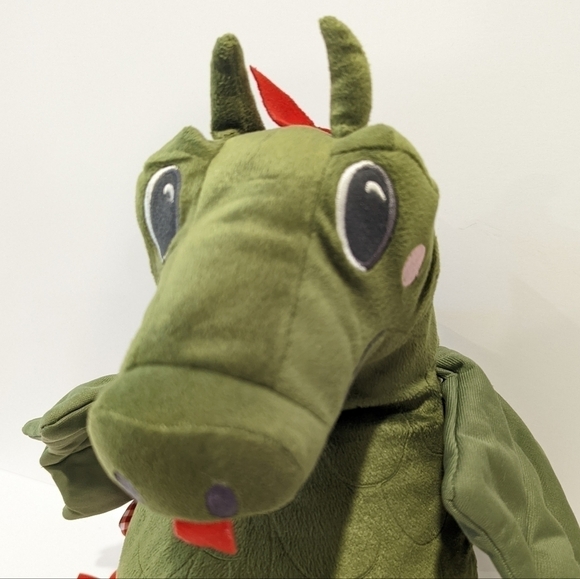 Ikea Flygdrake green dinosaur plush 22” - Picture 2 of 8